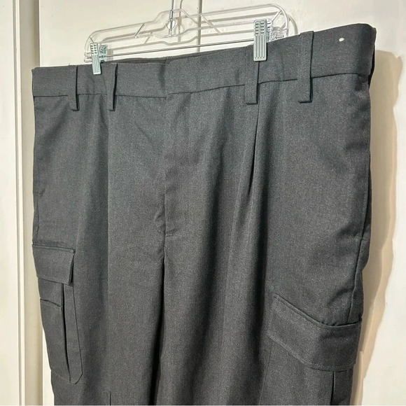 Galls Men Uniform Gray Tactical Multiple Pocket Cargo Pants Grip Waistband 48X32 - Picture 4 of 16